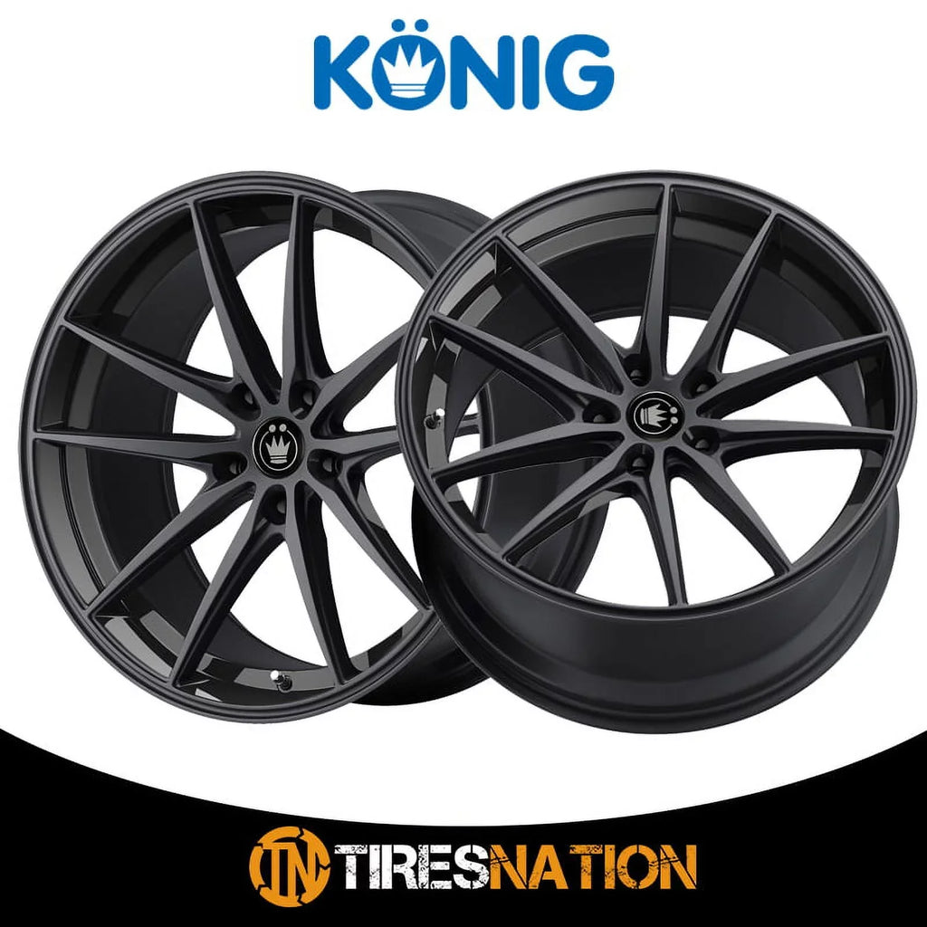 Konig 37B Oversteer 17x8 5x100 +45et Gloss Dark Wheel