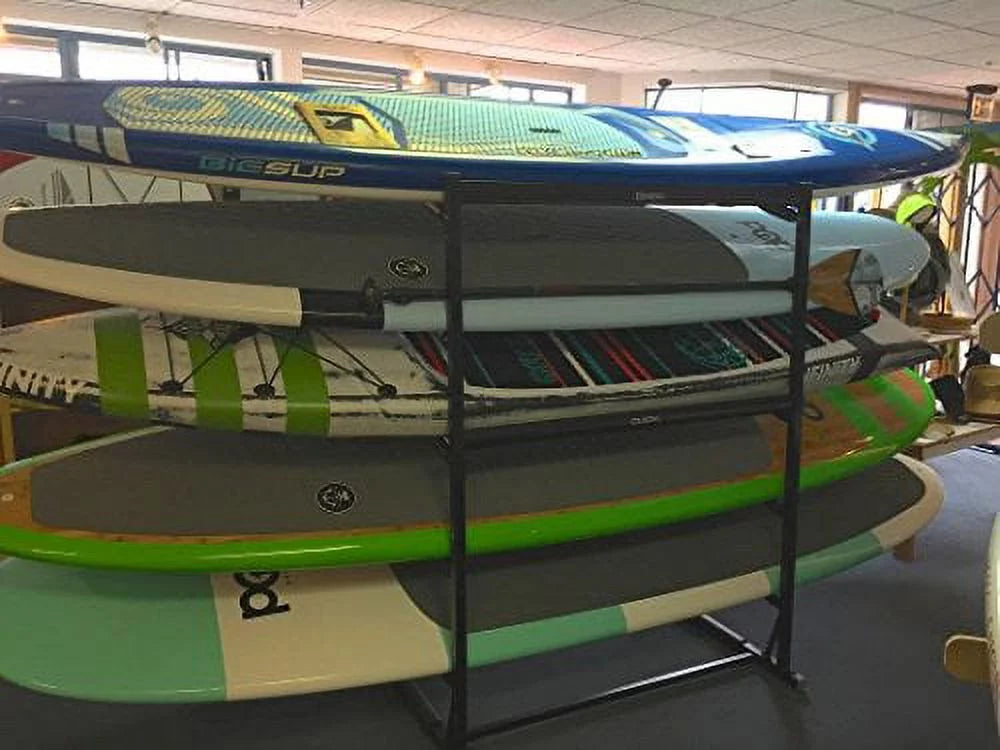 Glacik 5 Tier Freestanding Rack for SUP and Surf Storage Stoneman Sports, G-210, Bronze