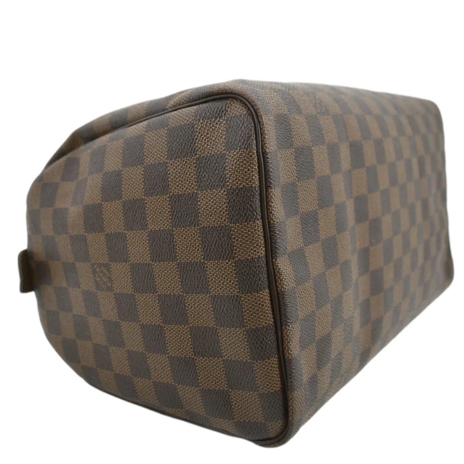 Pre-owned LOUIS VUITTON Speedy 25 Damier Ebene Satchel Bag Brown