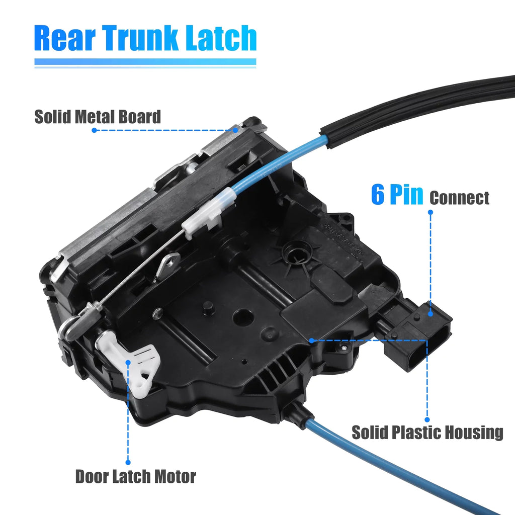 Unique Bargains No.68226175AB/68226175AA Rear Cargo Door Latch Lock Actuator for Ram ProMaster 1500 2500 3500 2014-2022