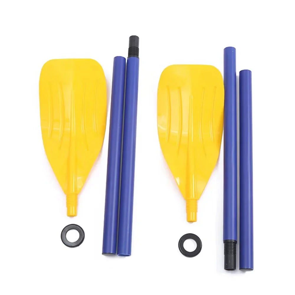 Tomshine Inflatable Boat Inflatable Rafts Portable Thicken Polyvinyl Chloride Boat with Air Pump Paddle