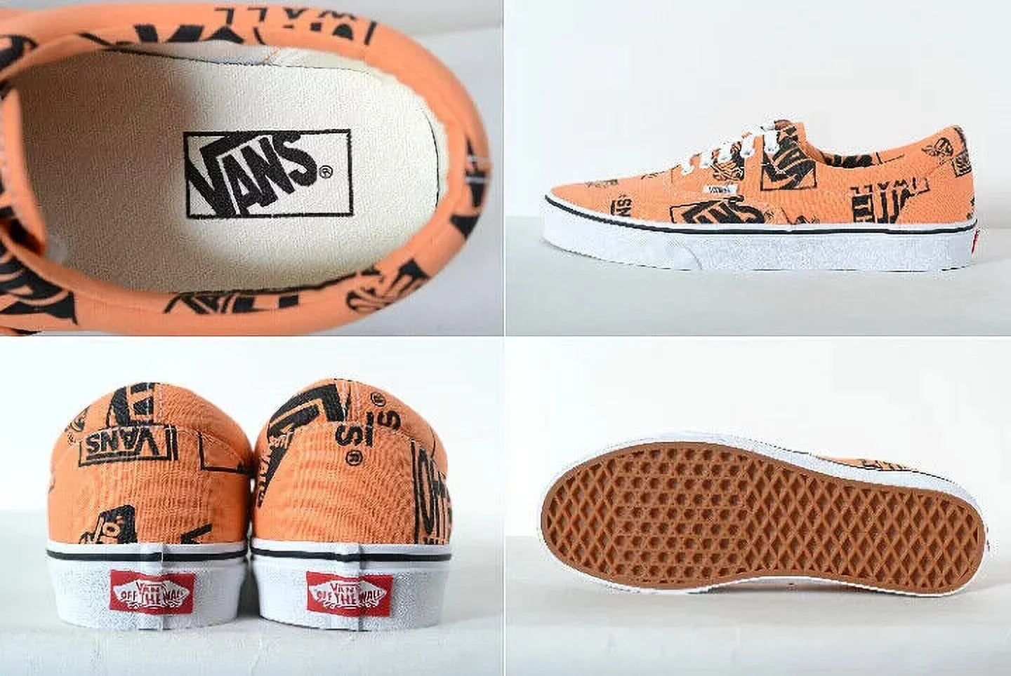 VANS ERA CLASSIC LOGO MIX LOW SKATEBOARD MEN SHOES Jet SIZE 9.5 NEW