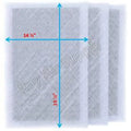 RAYAIR SUPPLY 16x22 Replacement Filter Pads Compatible with MicroPower Guard Air Cleaner (3 Pack) WHITE