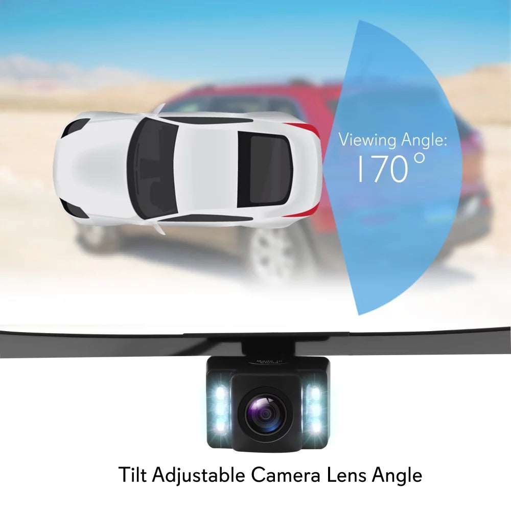 PYLE PLCM4590WIR - 2.4Ghz Rearview Mirror Monitor & Backup Camera System with Wireless Video Transmission, 4.3'' -inch Display Screen