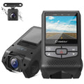 Crosstour CR600 Dual Dash Cam Front and Rear FHD 1080P Mini in Car Camera with Parking Monitoring,G-Sensor,WDR,Night Vision, Motion Detection, Loop Recording, Screen Rotation