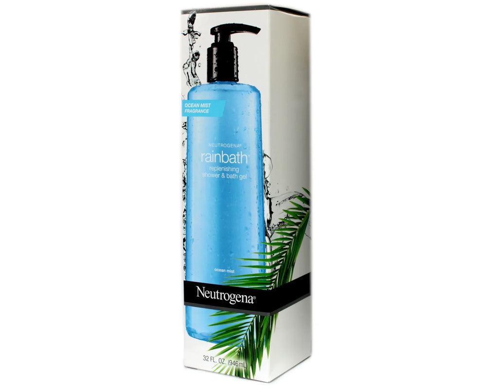 Neutrogena Rainbath Replenishing Shower And Bath Gel Ocean Mist, 32 oz, 6 Pack