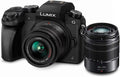 LUMIX G7 4K Digital Mirrorless Camera Dual Lens Bundle DMC-G7WK