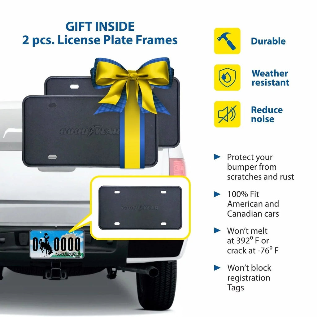 Goodyear Shatterproof in-Channel Window Deflectors for Ford Escape 2020-2024, Rain Guards, Window Visors for Cars, Vent Deflector, Car Accessories, 4 pcs - GY003472