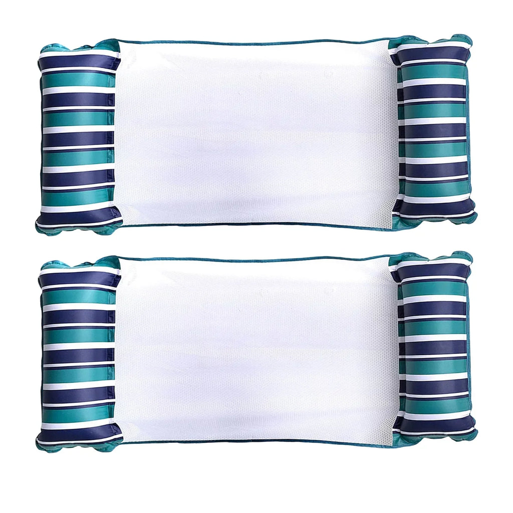 Aqua Deluxe Monterey XL Hammock 4 in 1 Multi Purpose Float, Teal (2 Pack)