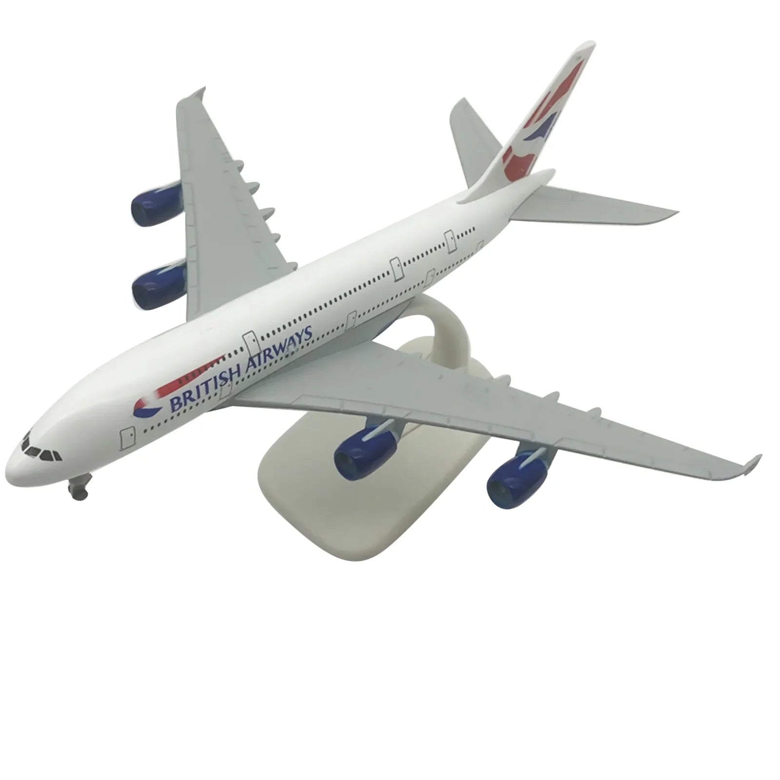 British Airways A380 Alloy Plane Model Retro and Elegant Decoration Aircraft Model for Living Room or Display Room
