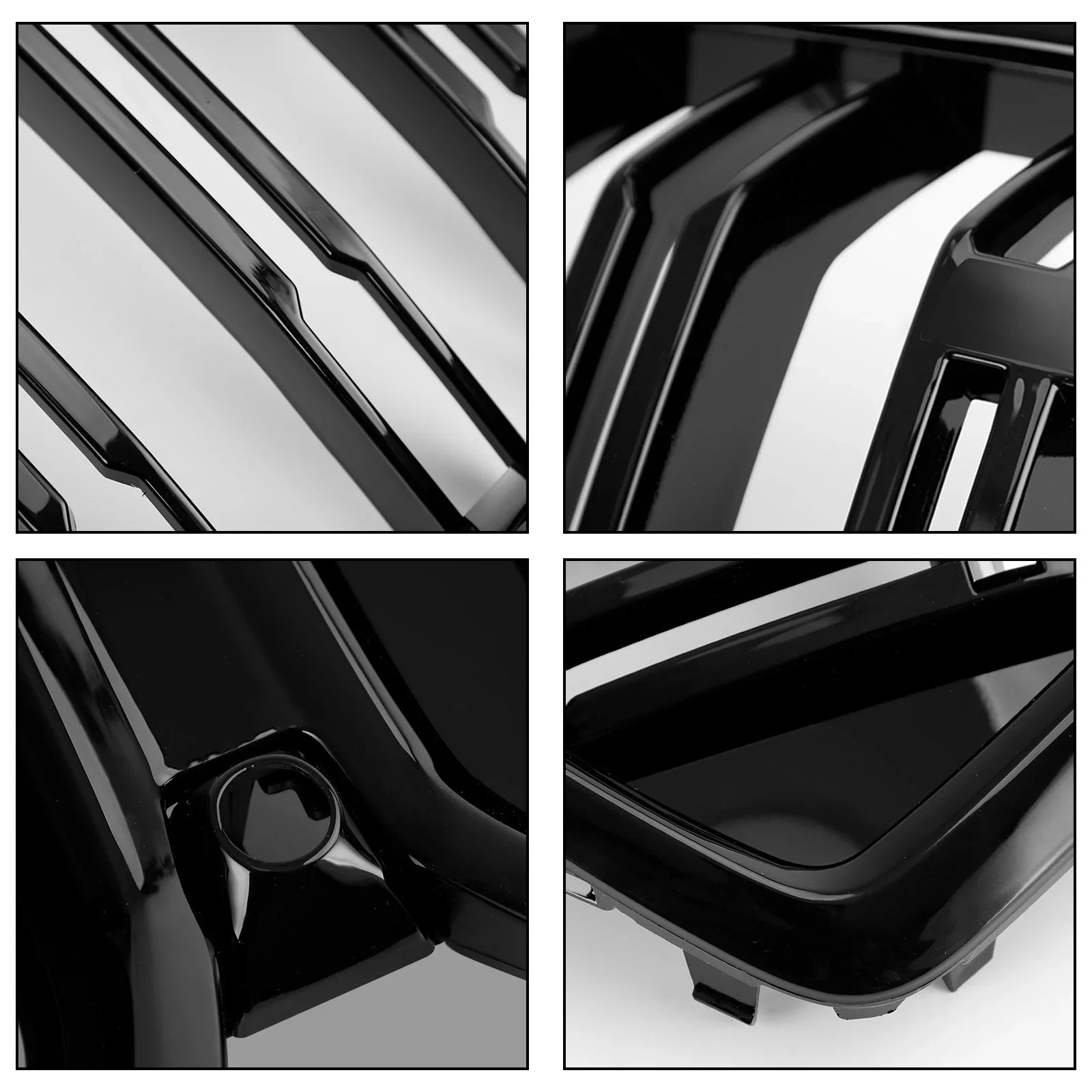 Front Bumper Grille Grill Fit for X6 G06 M50i 2020-2022 W/Camera Hole Jet