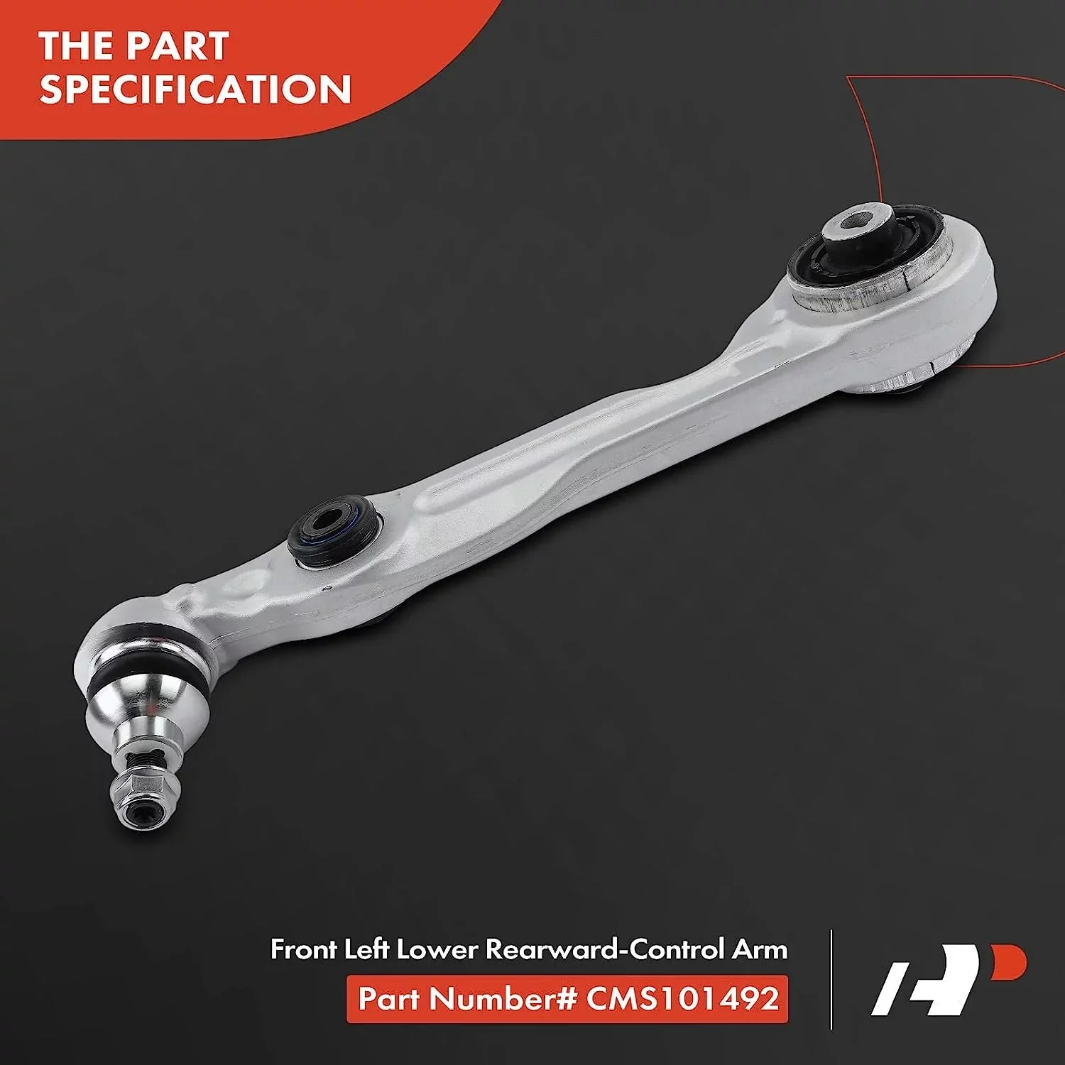 A-Premium Front Left Rearward Lower Control Arm, with Ball Joint & Bushing, Compatible with Mercedes-Benz S450 2018-2019, S550 2014-2017, S550e 2015-2017, S560 2018-2019, S63 AMG 2015-2017