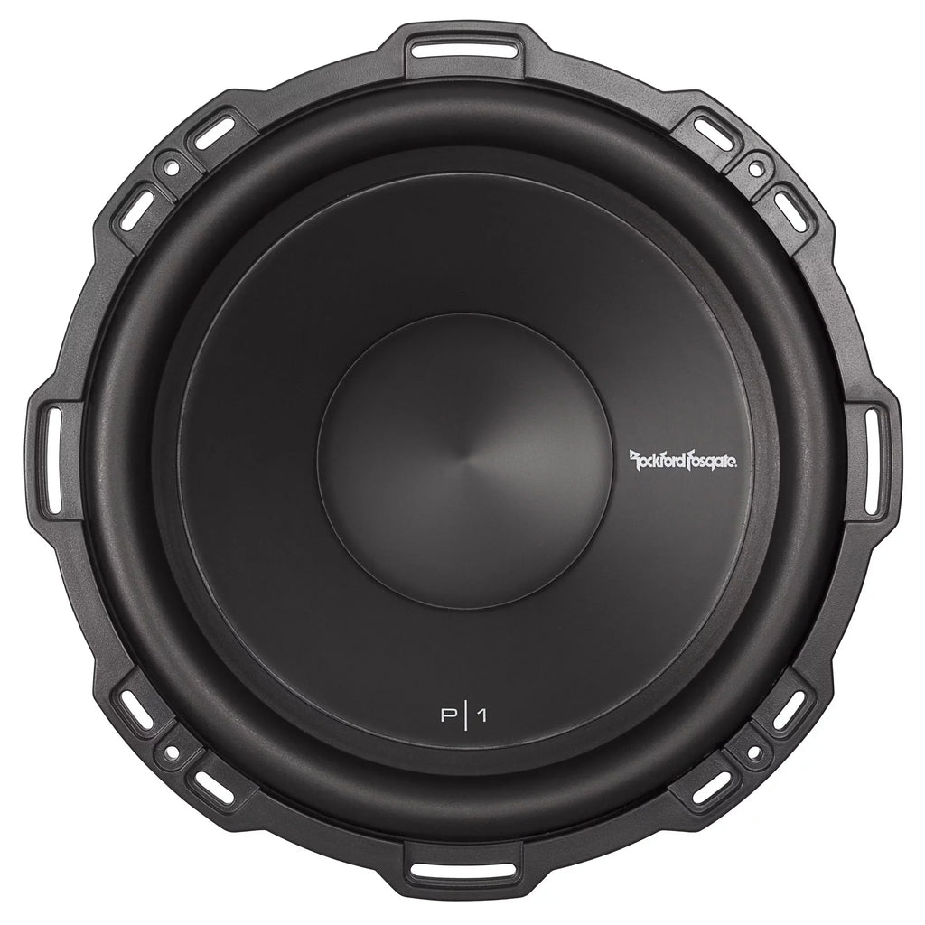Rockford Fosgate - Two P1S4-12 12" Subwoofers - SVC (4-Ohm), 250 Watts Rms, 500 Watts Peak