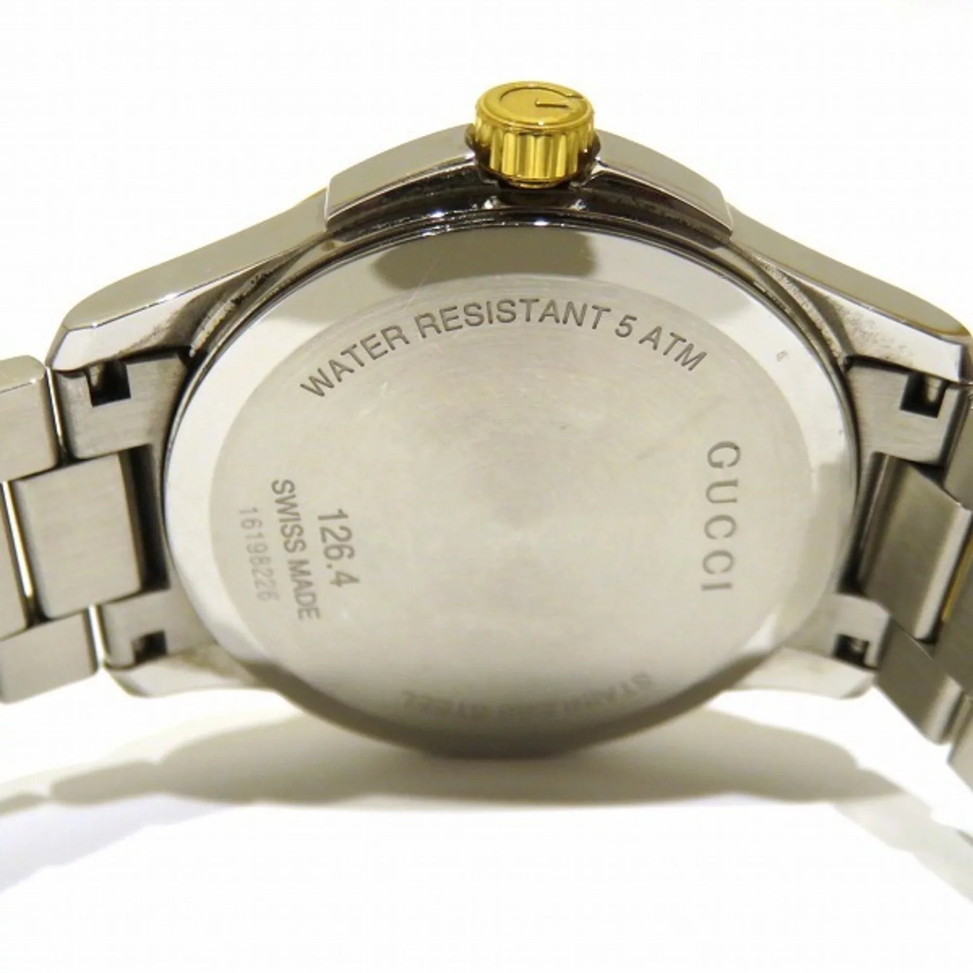 Authenticated Used Gucci GUCCI G timeless date 126.4 quartz watch men