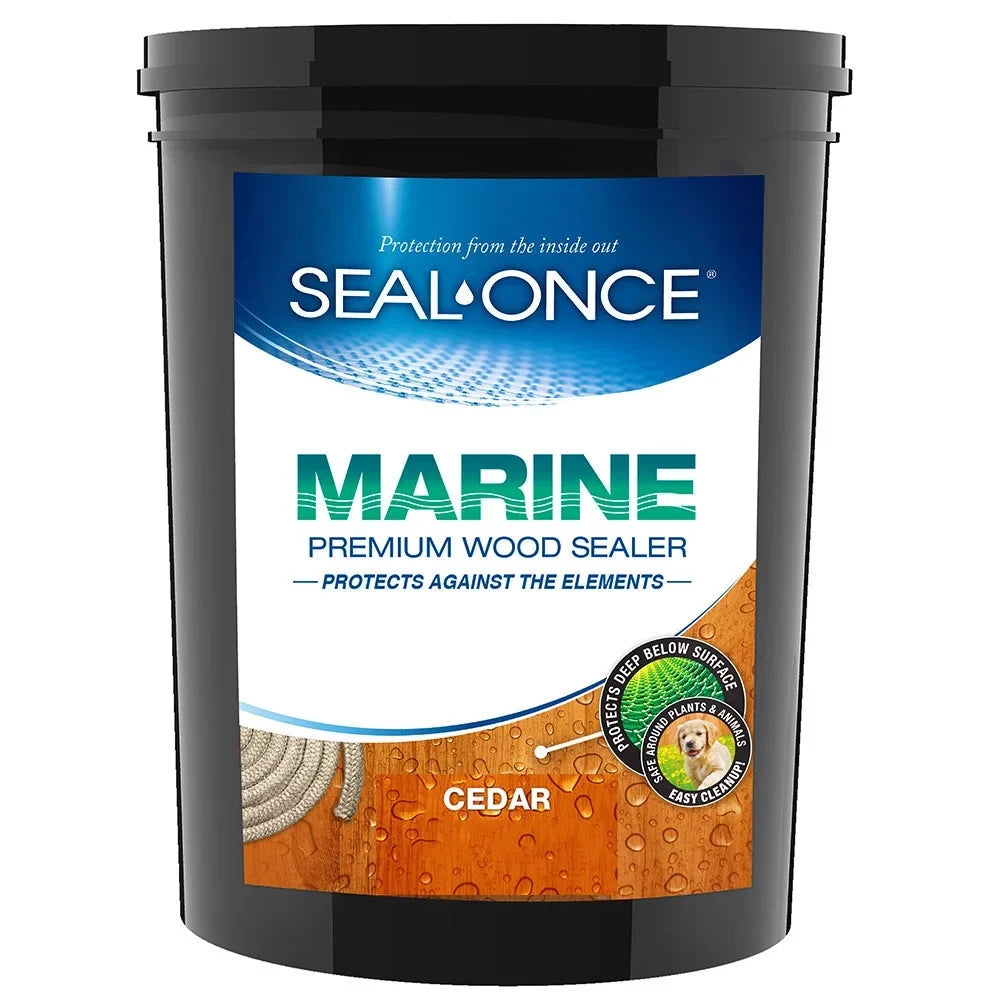 Seal Once Marine Premium Wood Sealer CEDAR 5 gal