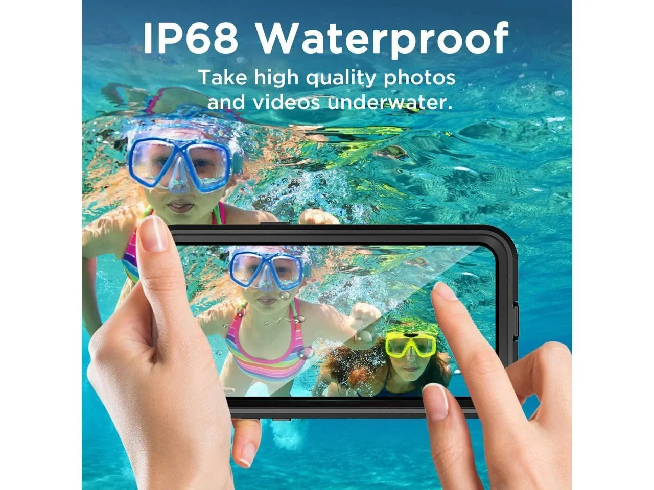 Waterproof Case for iPhone 14 Pro Max 6.7 inch, Compatible with MagSafe Snowproof, Shockproof Full Body Protection Fully Sealed Underwater Cover