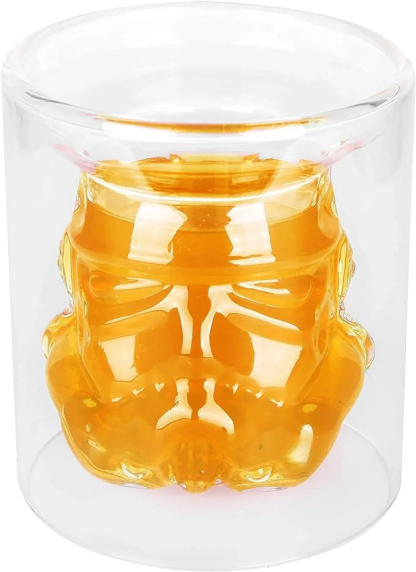 VI AI Double Wall Water Glasses, Whiskey Glasses, Cocktail Glasses, Old Fashioned Glass Double Wall Rocks Glasses for Drinking Bourbon, Scotch Whisky, Cocktails, Cognac 150ML