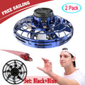 SAYFUT 2 Pack/Set Toys Hand Operated Drones Kids/Adults Scoot Hands Free Drone Helicopter, Easy Indoor Small Orb Flying Ball Drone Toys for Boys or Ebony