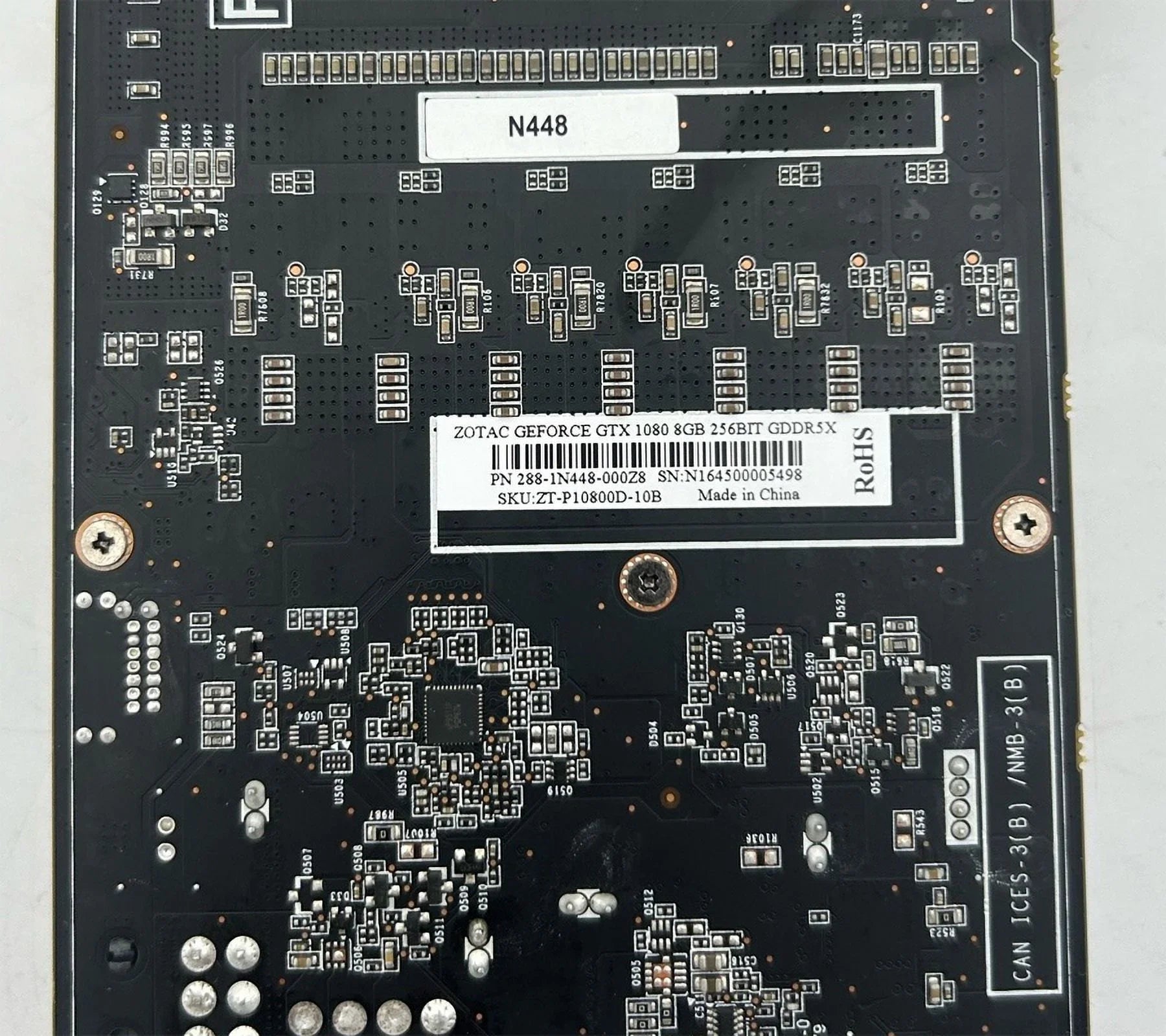 Pre-Owned - ZT-P10800D-10B ZOTAC GeForce GTX 1080 8GB GDDR5X PCIE3.0 (Good)