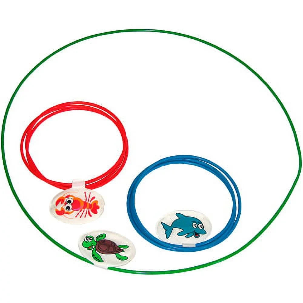 Water Sports Swim Thru Rings, Pool Toys, Children 8+ years (Colors Vary)