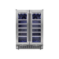 Danby DWC047D1BSSPR Napa 24\" French Door Dual-Zone Wine Cooler