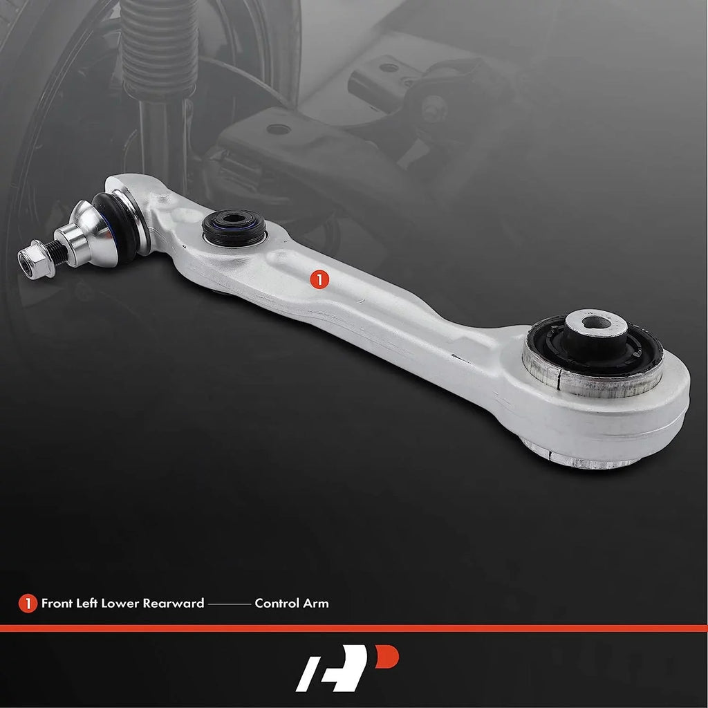 A-Premium Front Left Rearward Lower Control Arm, with Ball Joint & Bushing, Compatible with Mercedes-Benz S450 2018-2019, S550 2014-2017, S550e 2015-2017, S560 2018-2019, S63 AMG 2015-2017