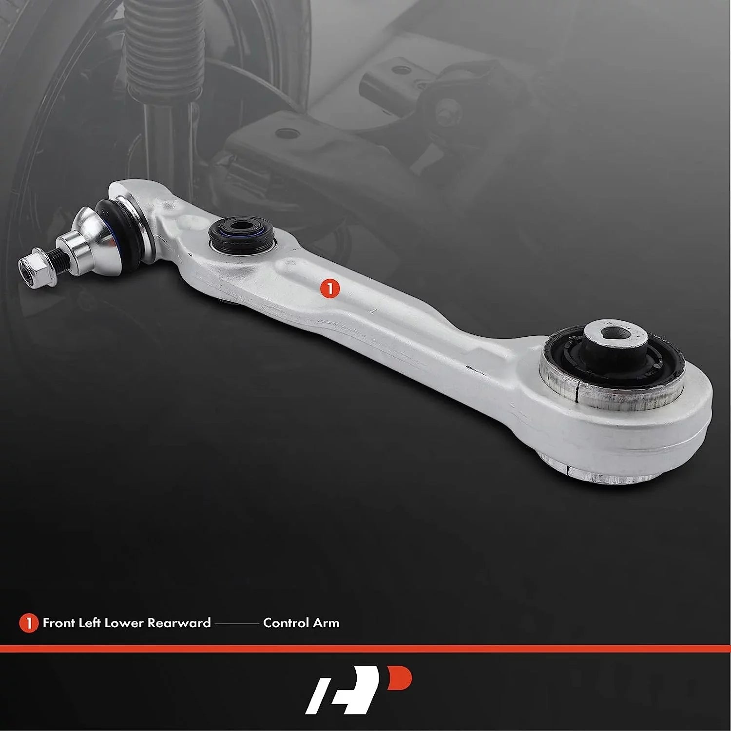 A-Premium Front Left Rearward Lower Control Arm, with Ball Joint & Bushing, Compatible with Mercedes-Benz S450 2018-2019, S550 2014-2017, S550e 2015-2017, S560 2018-2019, S63 AMG 2015-2017