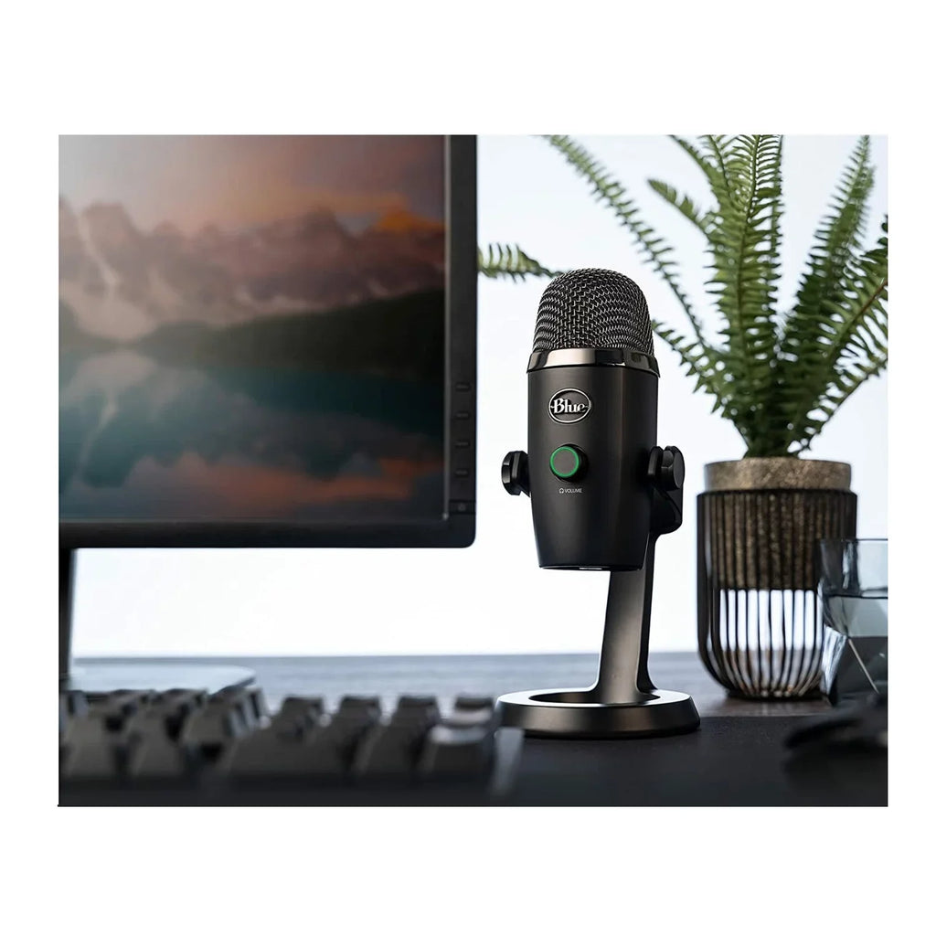 Blue Yeti Nano Premium USB Mic Dark with Knox Gear Boom Arm, Pop Filter and Shock Mount
