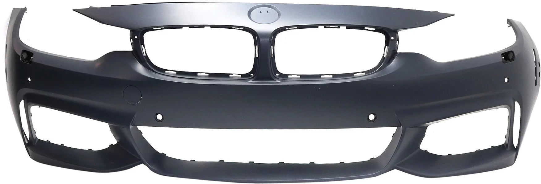 Front BUMPER COVER Compatible For 4-SERIES 2014-2018 Primed with M Sport Line with HLW PDC Sensor Holes/IPAS/Cam Conv/Coupe/HB - CAPA
