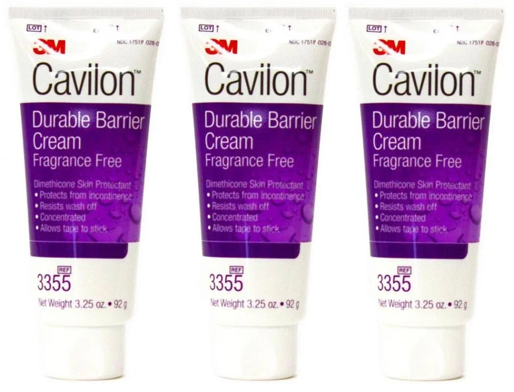 3 Pack - 3M Cavilon Durable Barrier Cream 3.25 oz