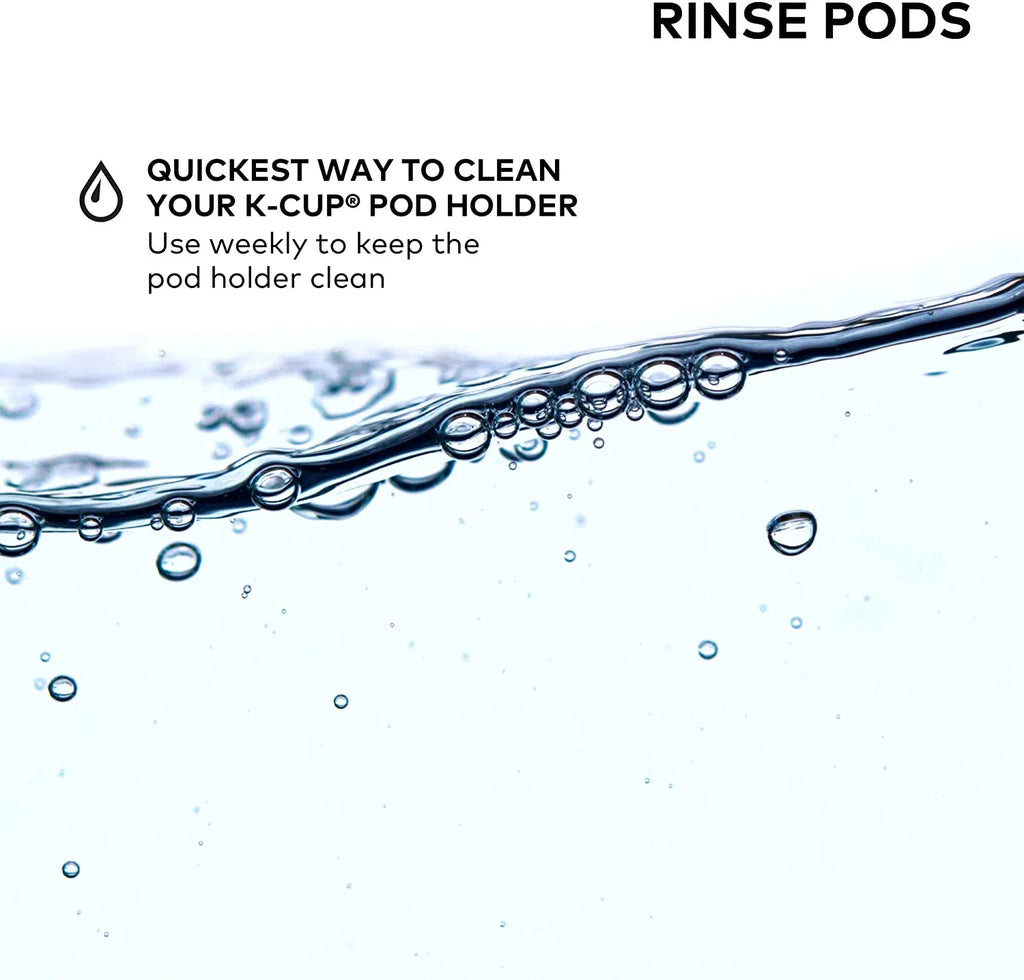 Rinse Pods, Reduces Flavor Carry Over, Compatible with Classic/1.0 & 2.0 K-Cup Pod Coffee Makers, 10 Count (Pack of 6)