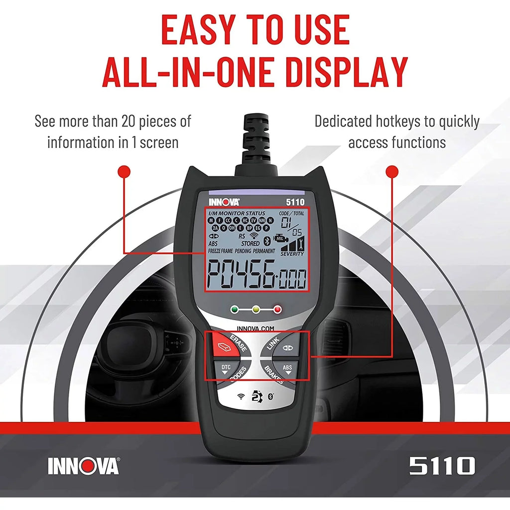 INNOVA 5110 CarScan Bluetooth WiFi Code Reader Automotive Diagnostic Scan Tool
