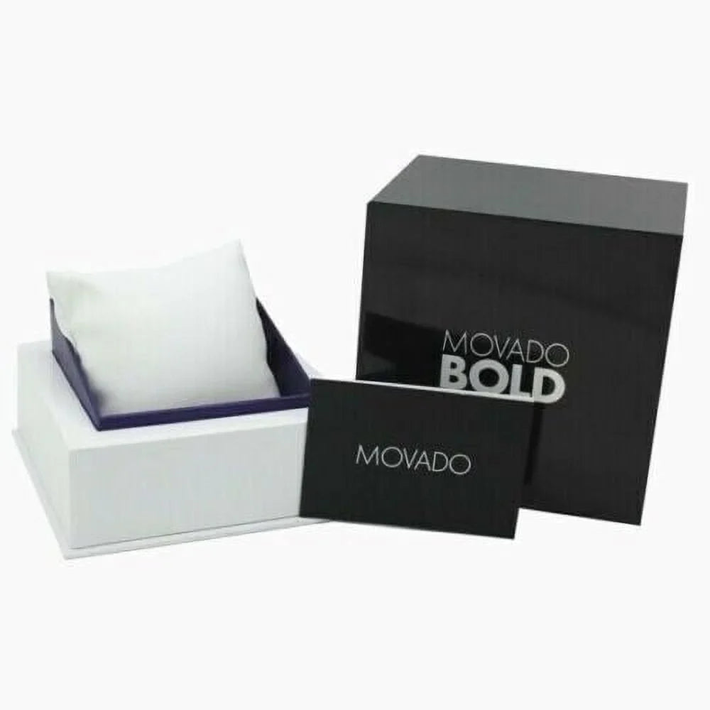 MOVADO BOLD 3600910 VERSO GREY CHRONOGRAPH DIAL GREY MESH BAND MENS WATCH