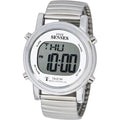 Five Senses Atomic Talking Watch - Sets Itself Senses Metal Easy-to-Read Talking Watch For Elderly Seniors Hard of Hearing Vision Impaired (1021)
