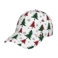 Balery Baseball Cap Adjustable Size for Running Workouts and Outdoor Activities All Seasons Dad Hat(Buffalo Plaid Christmas Trees)