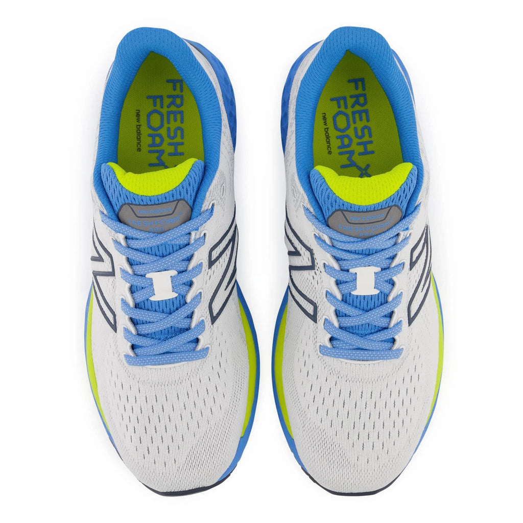 New Balance Men's Fresh Foam 880v11 Running Shoe - Color: White/Helium - Size: 11 - Width: Regular