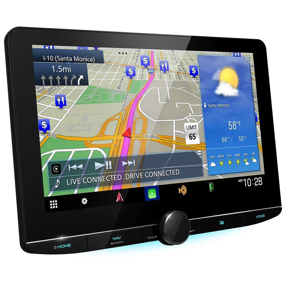 New Kenwood DNR1007XR 10.1" Navigation Receiver & DRV-N520 Full HD Dashboard Camera