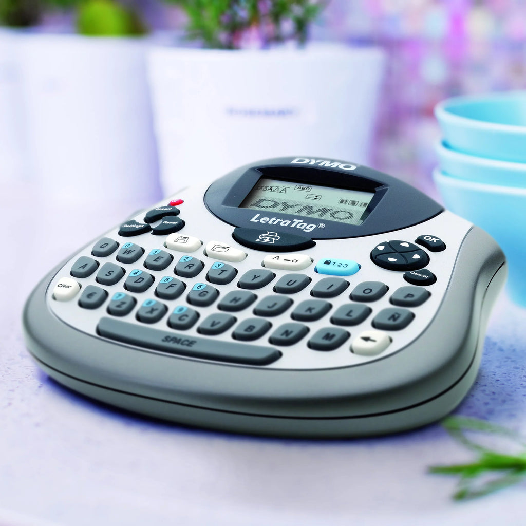 DYMO LetraTag 100T QWERTY Label Maker, Includes Jet Print on White Paper Label
