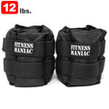 Fitness Maniac Ankle Mass Leg Resistant Adjustable Strap Home Gym Strength Training 12 lbs