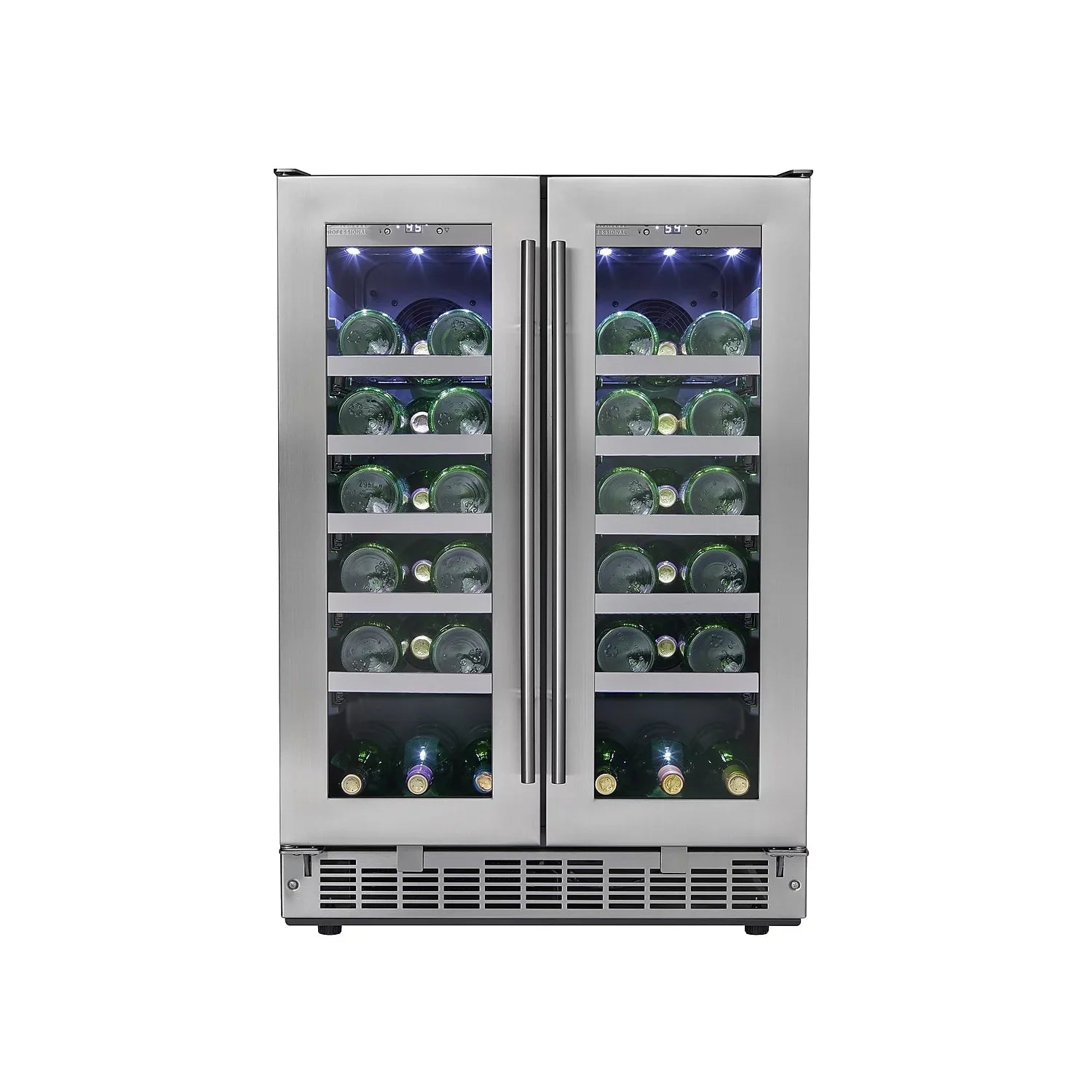 Danby DWC047D1BSSPR Napa 24\" French Door Dual-Zone Wine Cooler