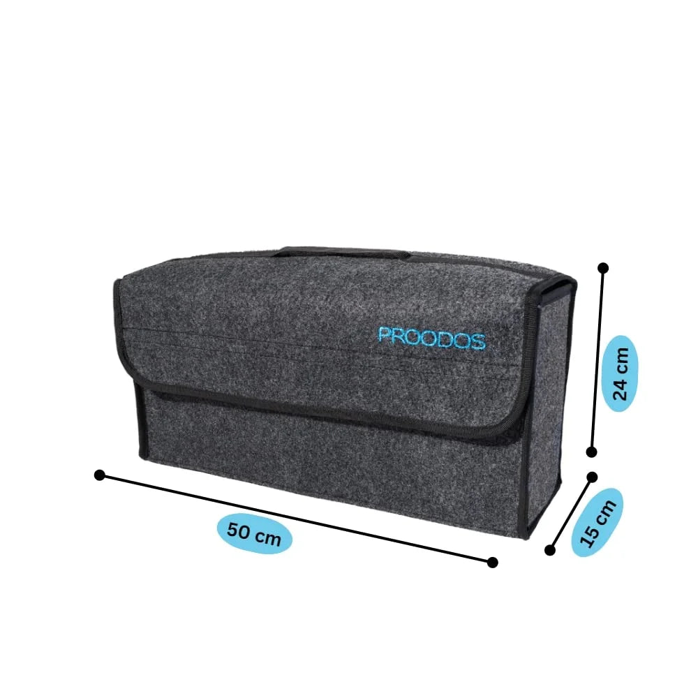 Car Accessories Car Boot Organizer Suitable For All Vehicles Car Organizer (Polyester)