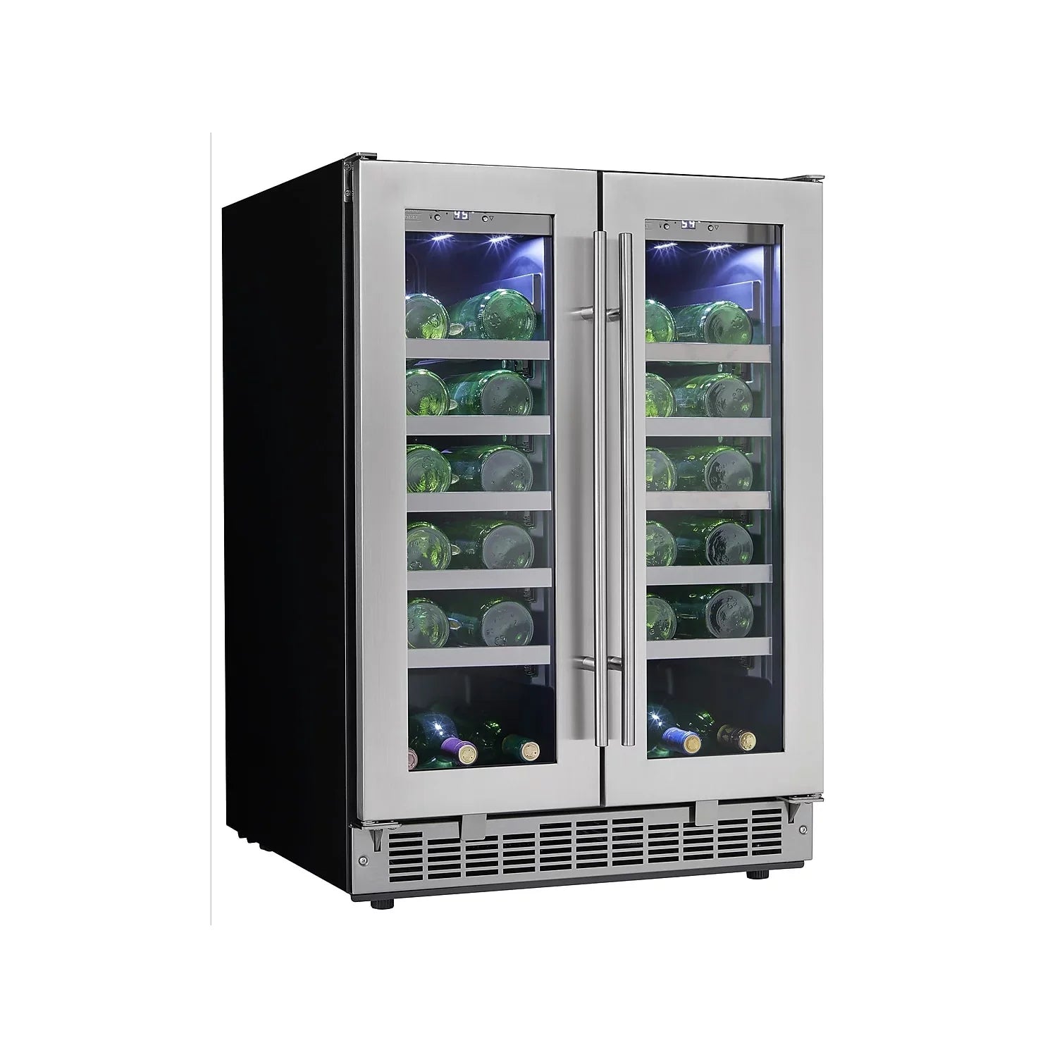 Danby DWC047D1BSSPR Napa 24\" French Door Dual-Zone Wine Cooler
