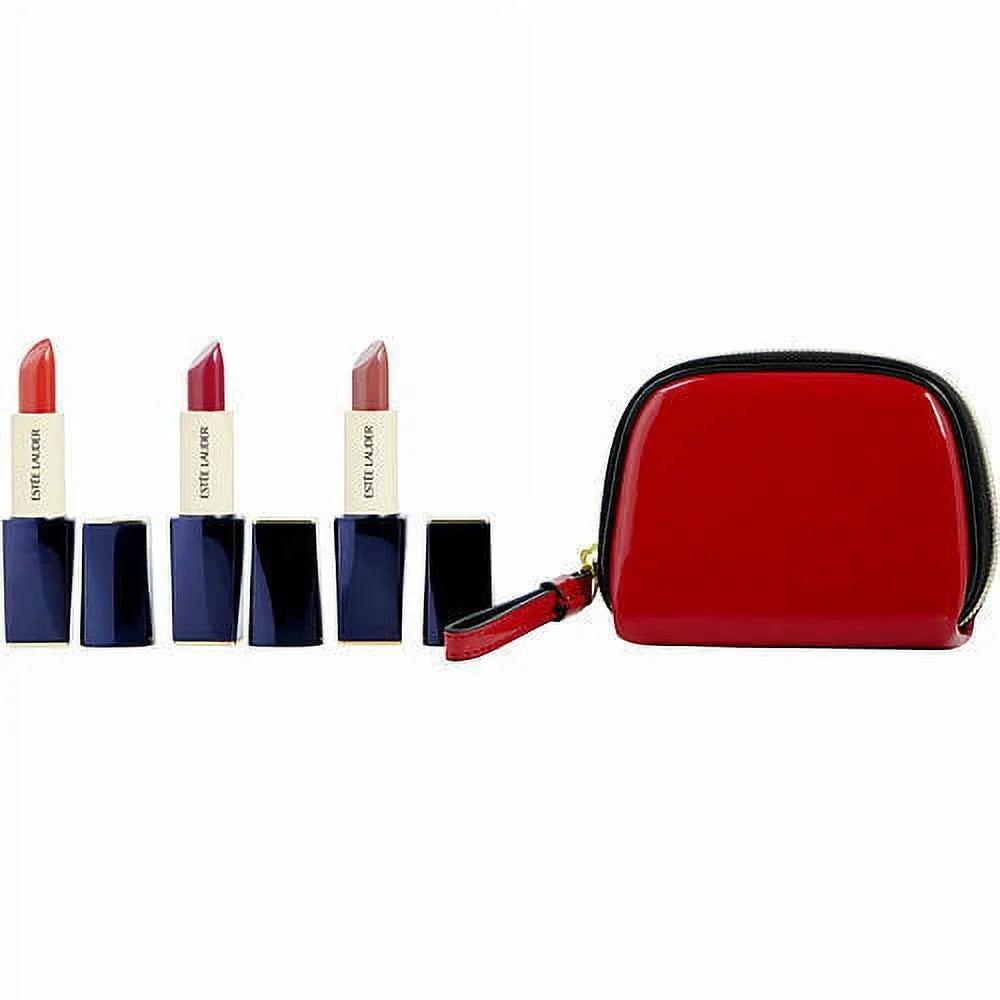 Estee Lauder 3 Pure Color Envy Sculpting Lipstick 3 Pc Set 3 x 0.12oz Lipstick - 410 Dynamic Lipstick - 240 Tumultuous Pink - 340 Envious
