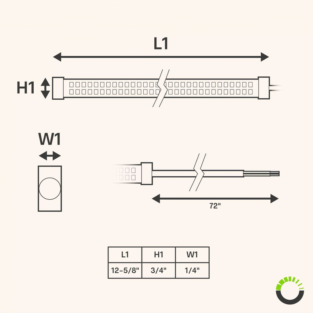 Red Green 132 LED 2-Row Marine Navigation Light Strip Kit for Kayak Pontoon Boat