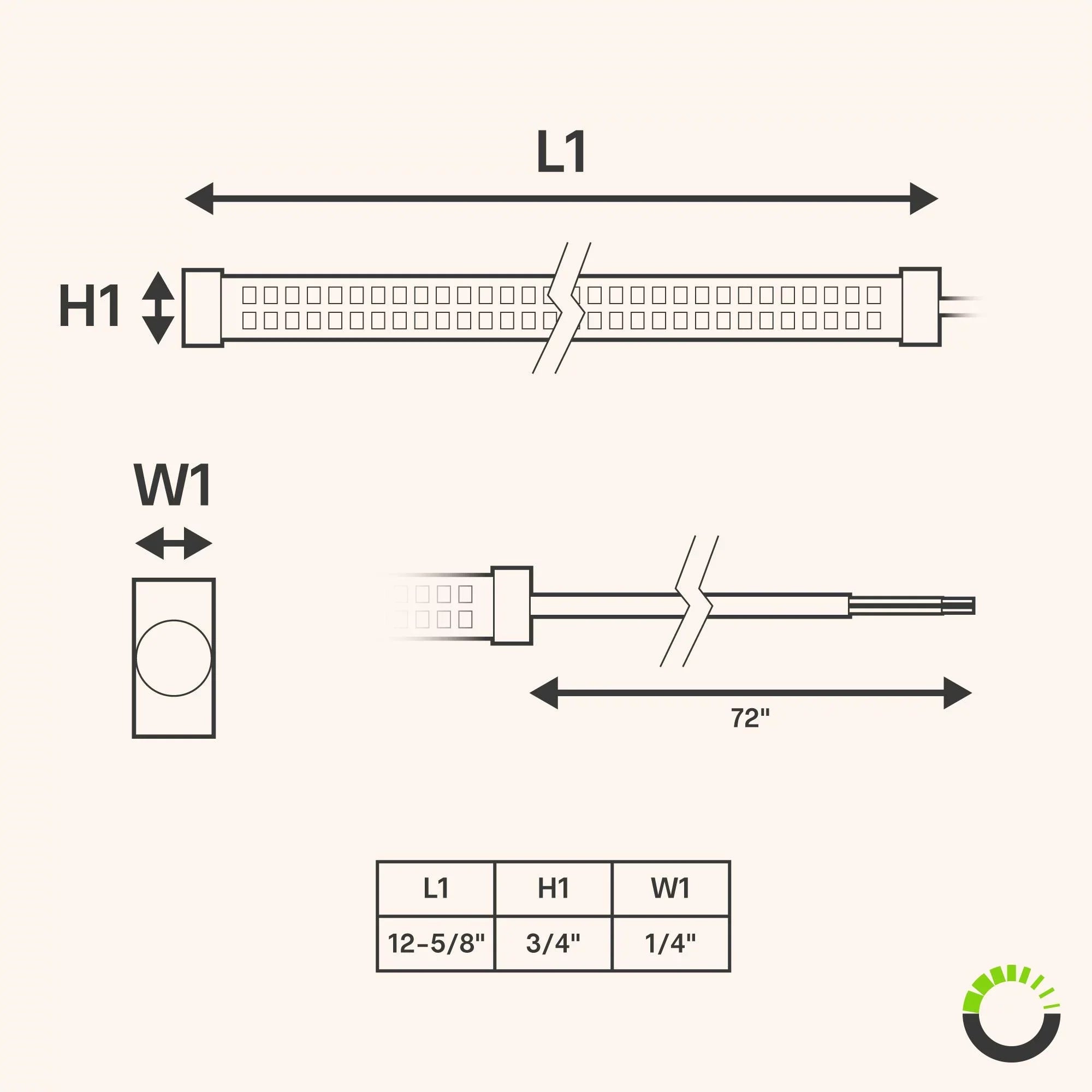 Red Green 132 LED 2-Row Marine Navigation Light Strip Kit for Kayak Pontoon Boat