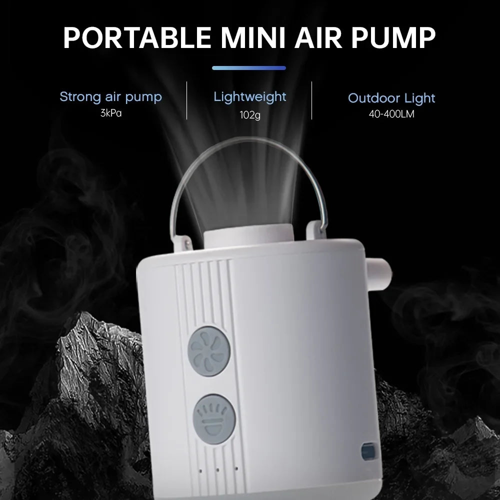 TOMSHOO Electric inflator,Portable Inflator Pool Air Pump With Led Air Pump With Led Reable Inflator Pool Air Bed Funien Dsfen Huiop Laoshe
