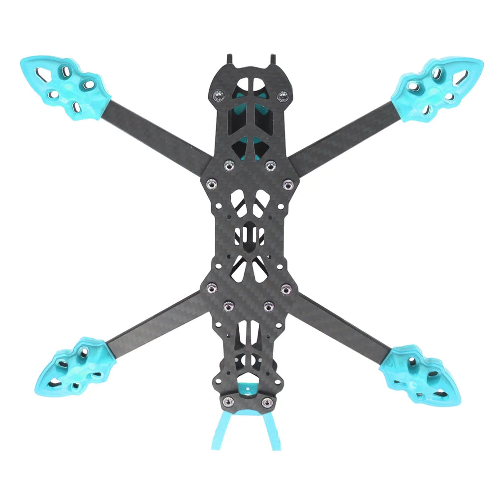 Goldmeet FPV Racing Drone Frame Professional 225mm Wheelbase Carbon Fiber Quadcopter Frame for RC Drone Accessories Blue