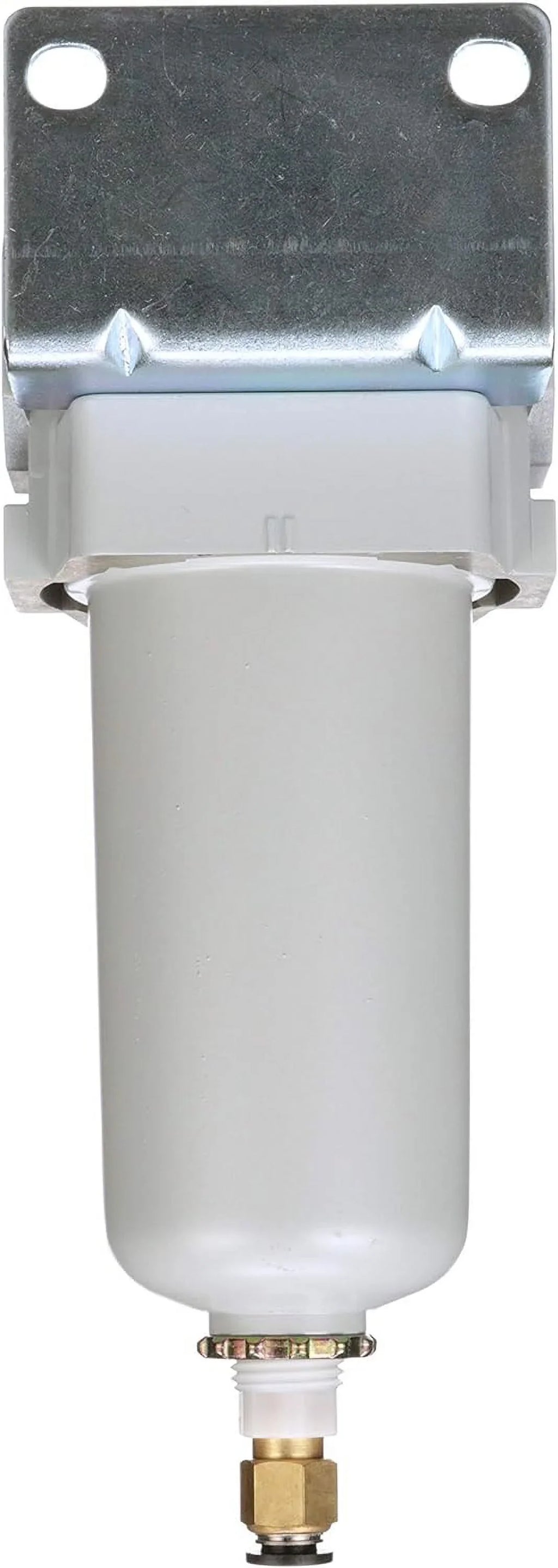 compressed air coalescing filter, 0.1 micron, 1/2" npt - metal bowl, auto drain, bracket