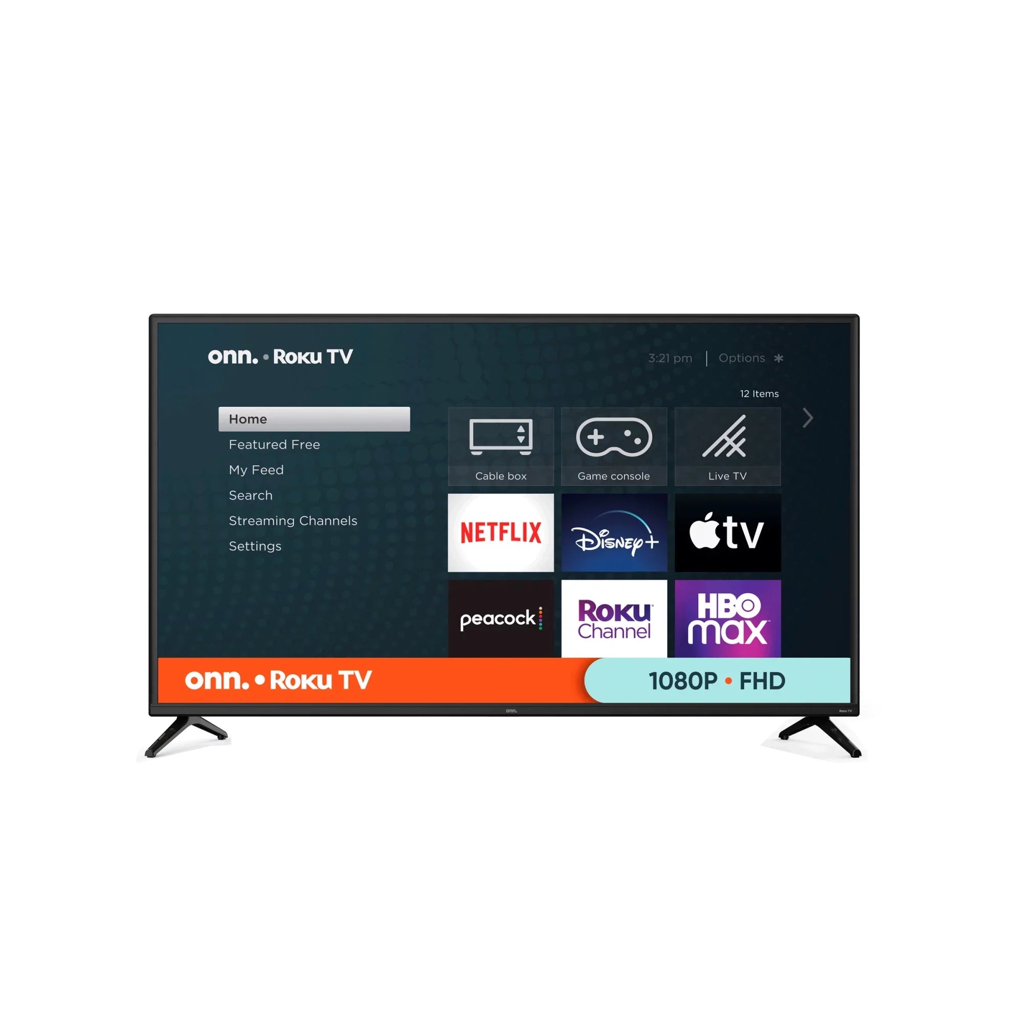 Restored onn. 42" Class FHD (1080P) LED Roku Smart TV 100068372 (Refurbished)