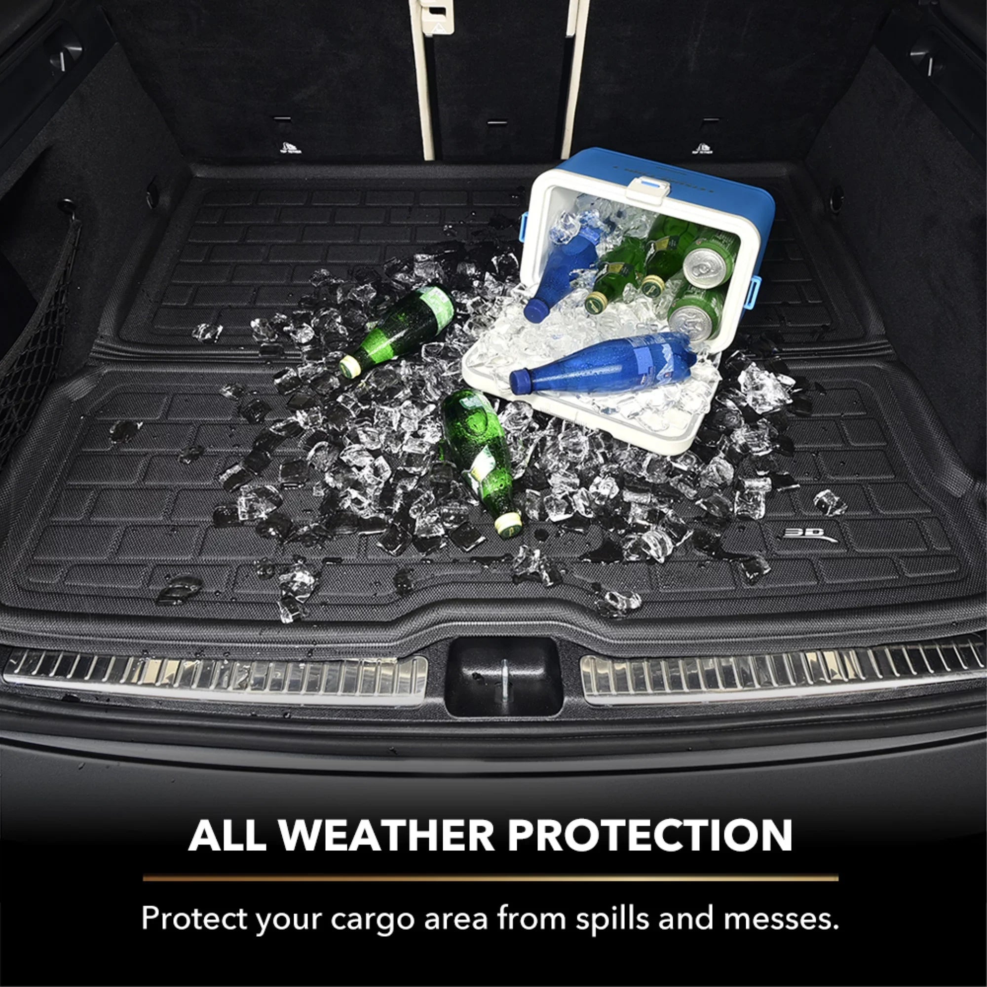 3D MAXpider 19-21 X5 G05 Kagu Behind 2nd Row (w/o Cargo Net) Cargo Liner- Jet Fits select: 2023 X5 XDRIVE40I